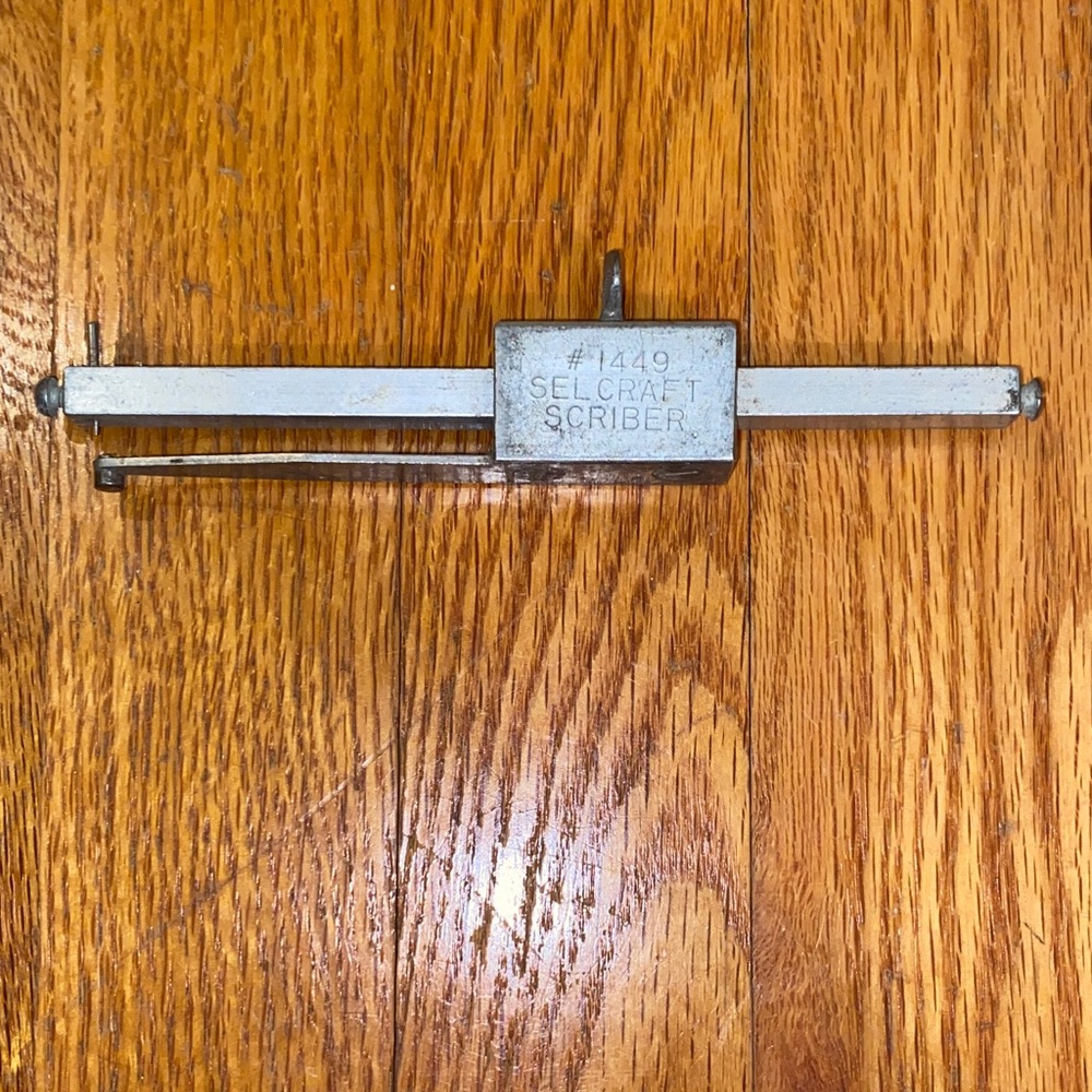 Vintage Adjustable Selcraft Metal Scriber Tool #1449